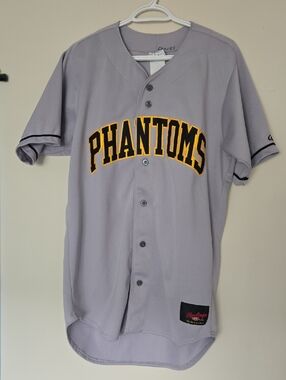 Vintage Rawlings Men's Phantoms Baseball Jersey Size Medium